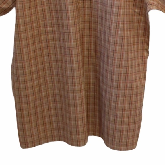 Ecko tan plaid button down shirt XXL - Picture 7 of 8